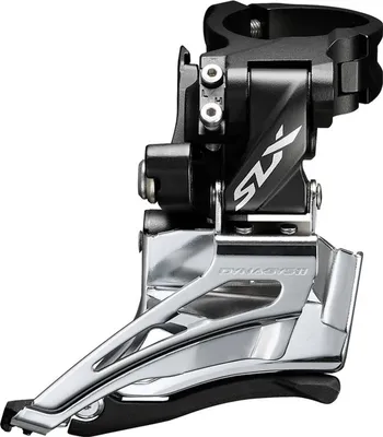 Immagine prodotto di SHIMANO FD-M7025-11-H SLX Umwerfer, 2x11-fach, Down Swing, Dual Pull, 66-69°, High Clamp, schwarz/silber