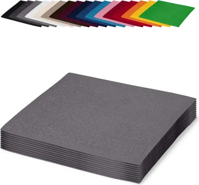 Produktbild von 10er PACK Seiftücher 30x30 cm Waschlappen Seifhandtücher 100% Baumwolle, Farbe: Hellgrau