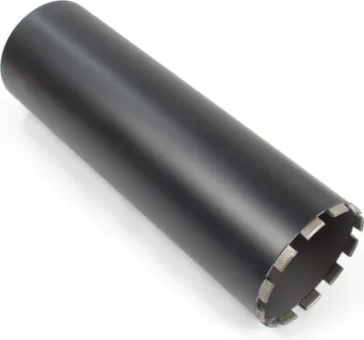 Zdjęcie produktu dla Wiertło diamentowe Wiltec typ 2 (siatka) Ø 200 mm, wiertło rdzeniowe 450 mm, wiertło rdzeniowe 1¼ UNC do pracy na mokro, wiertło diamentowe do betonu, kamienia, granitu