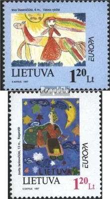 Produktbild von Briefmarken Litauen 1997 Mi 636-637 (kompl.Ausg.) postfrisch Sagen
