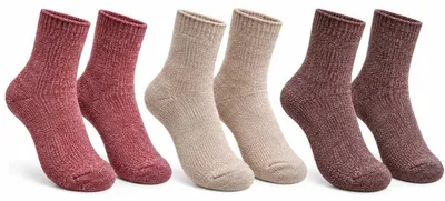 Produktbild von 3 Paar Damen Kuschelsocken warm flauschig Wintersocken,  Mix 4-35-38