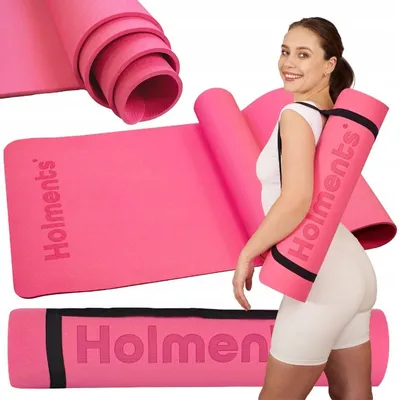 Produktbild von Holments Yogamatte Trainingsmatte TPE rutschfest 183x61cm