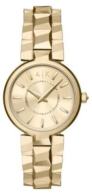 Produktbild von Armani Exchange Montre Femme, mouvement Quartz Deux aiguilles, boîtier 34 mm, Br