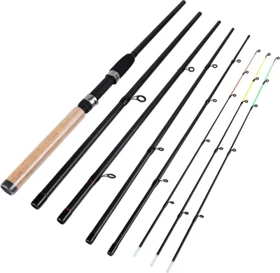 Image de Canne à pêche Sougayilang Feeder à 3 pointes Portable Assortiment complet