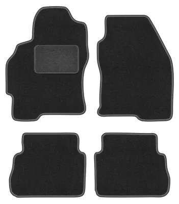 Obrázok produktu pre Velúrové autokoberce pre: Ford Mondeo MK1 1992-1996 (kombi/sedan/liftback) – sada 4 ks, grafitové, na mieru – Wielganizator LUX