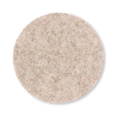 Immagine prodotto di Sottobicchieri di vetro in feltro Serie ALIA beige 10 cm 4 pezzi
