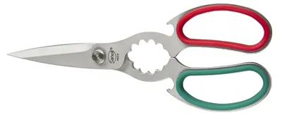 Professionelle Schere 21 cm, Edelstahl, Mehrfarbig