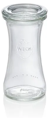 Obrázok produktu pre 6x sklenená nádoba na lahôdky Weck s viečkom Delicacy 100 ml