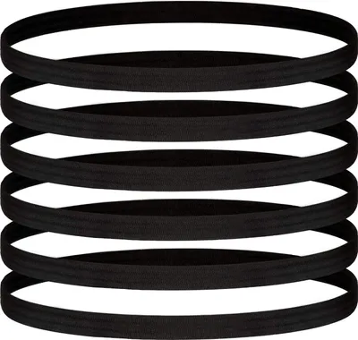 Produktbild von Stücke Dünne Elastische Sport-Stirnbänder Schmale Sport-Haarbänder Yoga-Stirnband Schweißband für Übungen Yoga Workout Laufen Fußball, Schwarz
