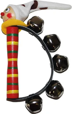 Produktbild von Handschelle Rassel mit Glöckchen zum Clown Kostüm
