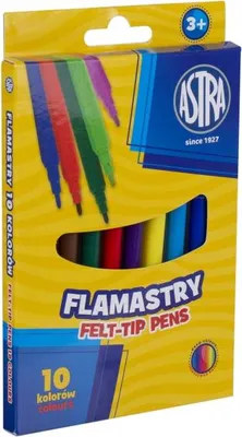 Produktbild von ASTRA Farbige Marker 10er Set, Box, 314121001
