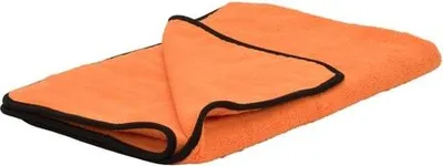 Produktbild von Mikrofaser Auto-Trockentuch - Großformat 90 x 65 cm - Orange - Tiefenreinigung ohne Reinigungsmittel
