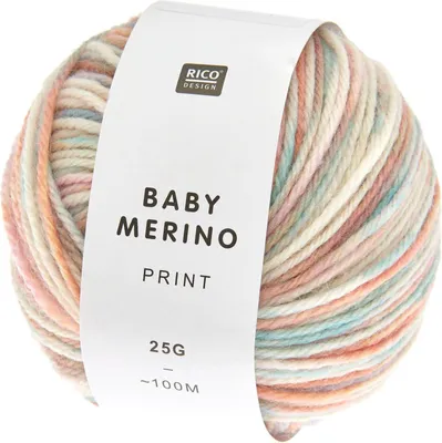 Produktbild von Rico - Baby Merino Print 0018 sommer
