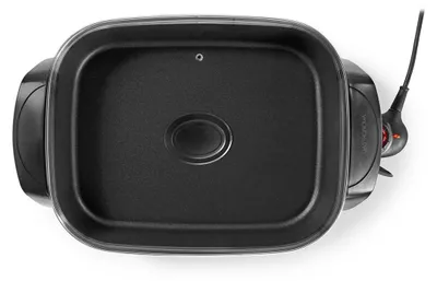 Produktbild von Gastronoma 18310020 - Elektrische Bratpfanne - 2200 W - 7,0 l Fassungsvermögen - Antihaftbeschichtung | Einstellbarer Thermostat - Deckel aus gehärtetem Glas