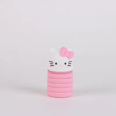 Zdjęcie produktu dla Piórnik Hello Kitty 3D 20cm Różowy piórnik szkolny