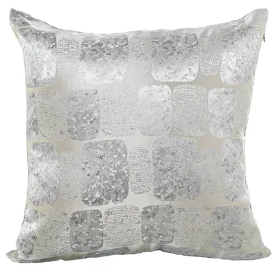 Kissen, grau, 45 x 10 x 45 cm, Polyester