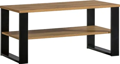 Image de MINIO Table basse LAMIA 9 Chêne Wotan / Noir mat Couleur