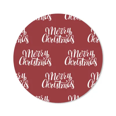 Produktbild von MuchoWow® Mauspad Mousepad Zitate - Weihnachten - Muster - Rot - Weiß 40x40 cm - Mousepads - Maus Mat - Pad - Mausunterlage - Schreibtisch Accessoires