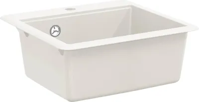 Produktbild von Waschbecken Weiß 470 x 440 mm Granit