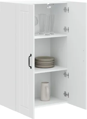 Produktbild von (Robust Möbel) Küchenschrank Hochglanz Weiß 60 x 31 x 100cm Holzwerkstoff - CL940749 - Küchenschränke