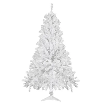 Produktbild von CCLIFE Künstlicher Weihnachtsbaum Nordmanntanne,180cm,600 Astspitzen,Tannenbaum Klein,Spritzguss,Weiß,Cushhom