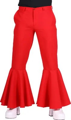Produktbild von T2946-0500-S rot Herren Schlaghose Discohose Hippiehose Gr.S