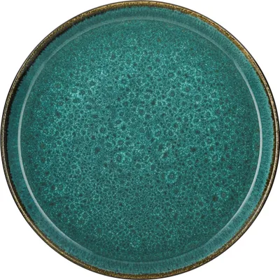 Produktbild von BITZ 821252, Essteller, Rund, Steingut, Grün, 27 cm, 25 mm