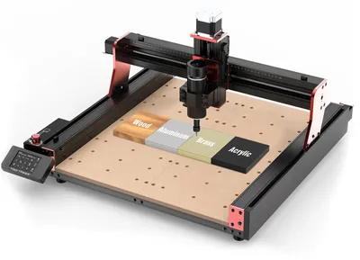 CNC-Fräse 3-Achsen, 460x460x80 mm, Gravieren & Schneiden