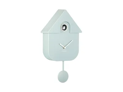 Obrázek produktu pro Karlsson Modern Cuckoo, Zeď, Hodiny, Další, Světle modrá, ABS (akrylonitril-butadien-styren), Baterie
