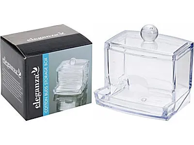 Obrázek produktu pro Øešení koupelny Wattstabchen dárce vyrobené z plastového prùhledného 9cm x 9cm x 7cm
