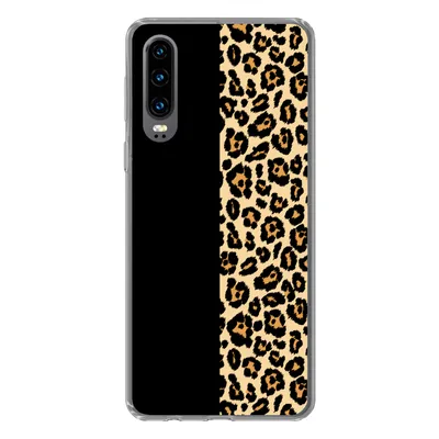 Produktbild von MuchoWow® Handyhülle Schutzhülle Hülle für Huawei P30 Panther Druck - Design - Tiere Silikon Softcase Handy Hülle - Kartenbesitzer