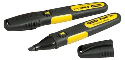 Productafbeelding van Stanley FATMAX 0-47-314, 2 stuks, Zwart, Fijne punt, Zwart, Geel, Boete, Volwassene
