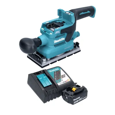 Produktbild von Makita DBO 380 RM1 Akku Schwingschleifer 18 V 93 x 185 mm Brushless + 1x Akku 4,0 Ah + Ladegerät