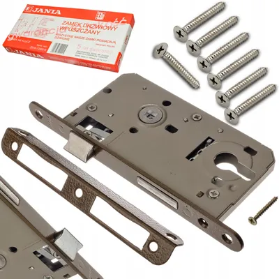 Produktbild von JANIA Einsteckschloss 90/50 für Türen, Robust, Universal