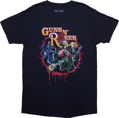 Obrázek produktu pro Guns N' Roses Was Here Navy Blue 2XL Tričko