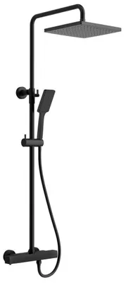 Produktbild von Sapho Duschsäule mit Thermostat-Armatur, Schwarz matt