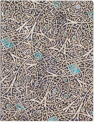 Productafbeelding van Paperblanks Granada Turquoise, gestructureerd, blauw, 176 pagina's, 100 g/m², geruit papier, zachte omslag