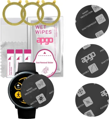 Produktbild von apgo 3 Stück Schutzglas, Matt, kompatibel mit Mibro Watch A1 Smartwatch, Hybrid 8H, Ersatz für Hartglas, Displayschutzglas, Bildschirmschutz, Displayschutz, kratzfest