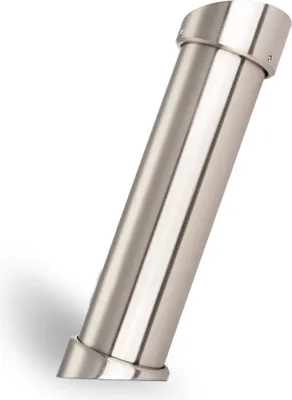 Produktbild von 2 Stück Barkonsolen Edelstahloptik 200 mm Ø 50 mm schräg 21°