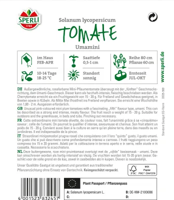 Produktbild von Sperli Tomaten Umamini - Gemüsesamen