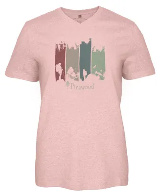Obrázek produktu pro Pinewood 3449 Finnveden Outdoor, dámské tričko, růžová barva, model Adventure (849), velikost L