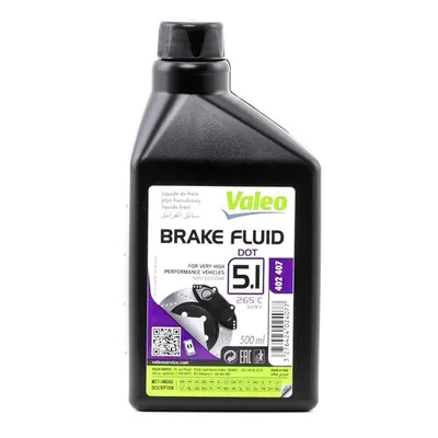 Produktbild von VALEO 402407 DOT 5.1 Bremsflüssigkeit Brems Flüssigkeit 0,5L Brake Fluid