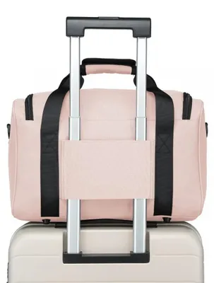 Produktbild von Handgepäcktasche 40x30x20 für Ryanair & Wizz Air, Kabinentasche, Flugzeugtasche, Reisetasche rosa Globe