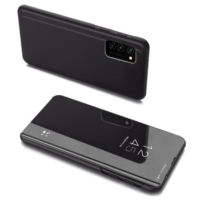 Produktbild von Flip-Case Clear View fr Samsung Galaxy A03s, Schwarz