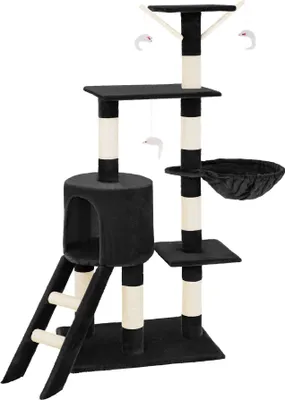 Produktbild von Kratzbaum Dominik 144 cm inklusive Treppe, 3 Spielmäusen und Kippschutz