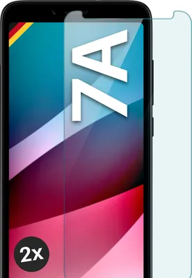 Produktbild von SCHUTZFOLIE FÜR XIAOMI REDMI 7A - ECHTGLAS, Stückzahl:2er Set