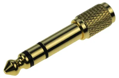 Productafbeelding van Sennheiser 549346 Adapter, 3,5 mm naar 6,3 mm, voor hoofdtelefoon/headset
