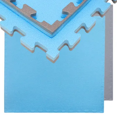 Produktbild von 1.6qm Profi Fitnessmatte 2cm - 2er Set 90x90 Bodenschutzmatte für Fitnessgeräte