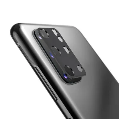 Produktbild von 4x Kamera 9H Panzerhartglas für Samsung Galaxy S20 Plus 3D KLAR Schwarzes ECHTES TEMPERED Panzerglas Kameraglas Kamerhartglas Kameraschutzglas Schutzglas Schutzfolie Panzerfolie
