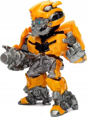 Produktbild von Jada Toys Transformers Bumblebee Figur, 10 cm, Die-Cast, Sammelfigur, gelb, 253111001